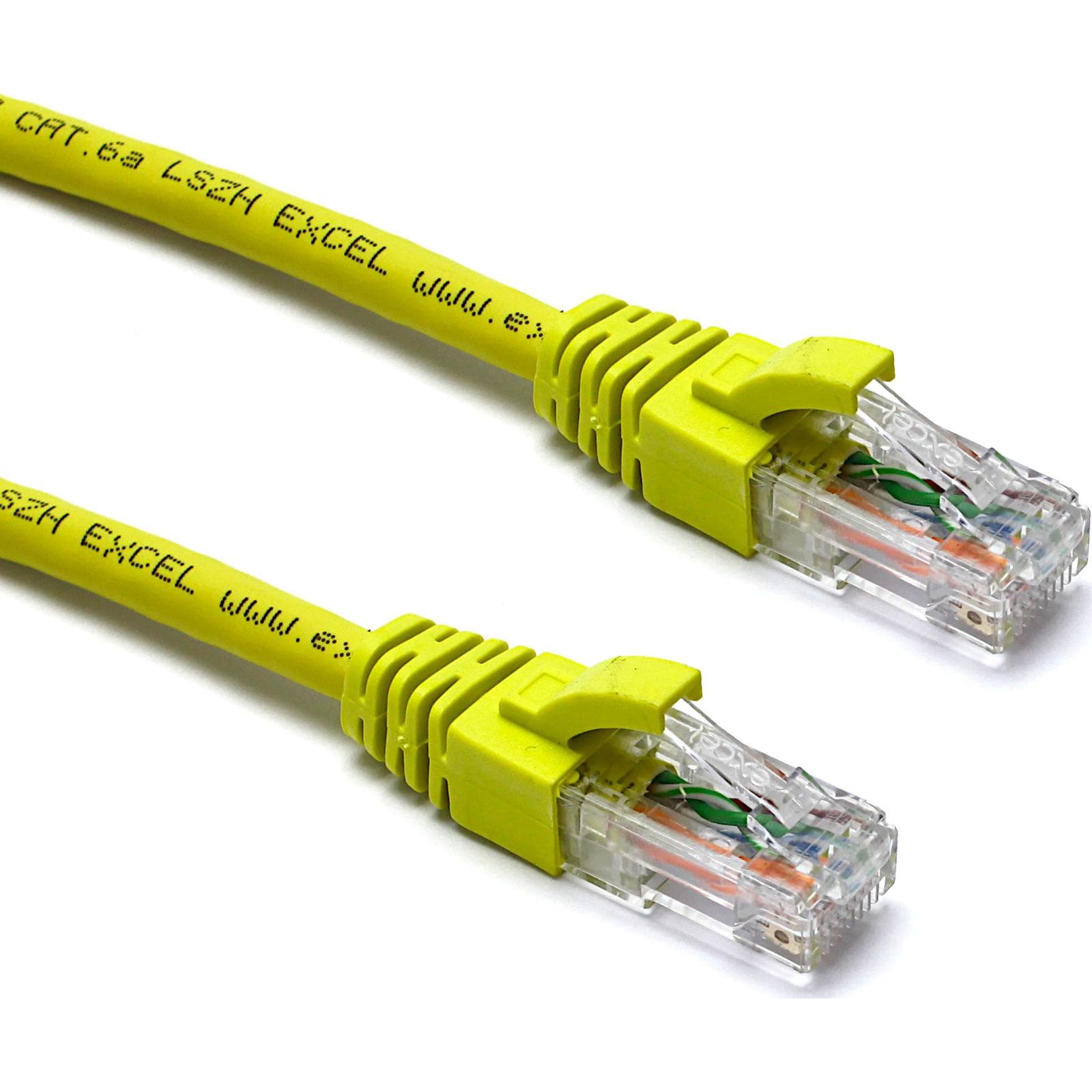 EXCEL - EXCEL CAT6A 1M UUTP LSOH PATCH LEAD YELLOW
