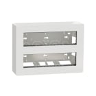 Schneider Electric - Centralización empotrar 2x10 módulos blanco activo