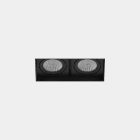 LEDS-C4 - Downlight MULTIDIR TRIMLESS SMALL DOUBLE 16W negro IN IP20 / OUT IP54