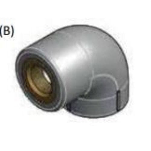 NIRON - Codo 90° rosca H ISO BSP NIRON PREMIUM 32x1/2" soldar socket latón estándar gris RA7050