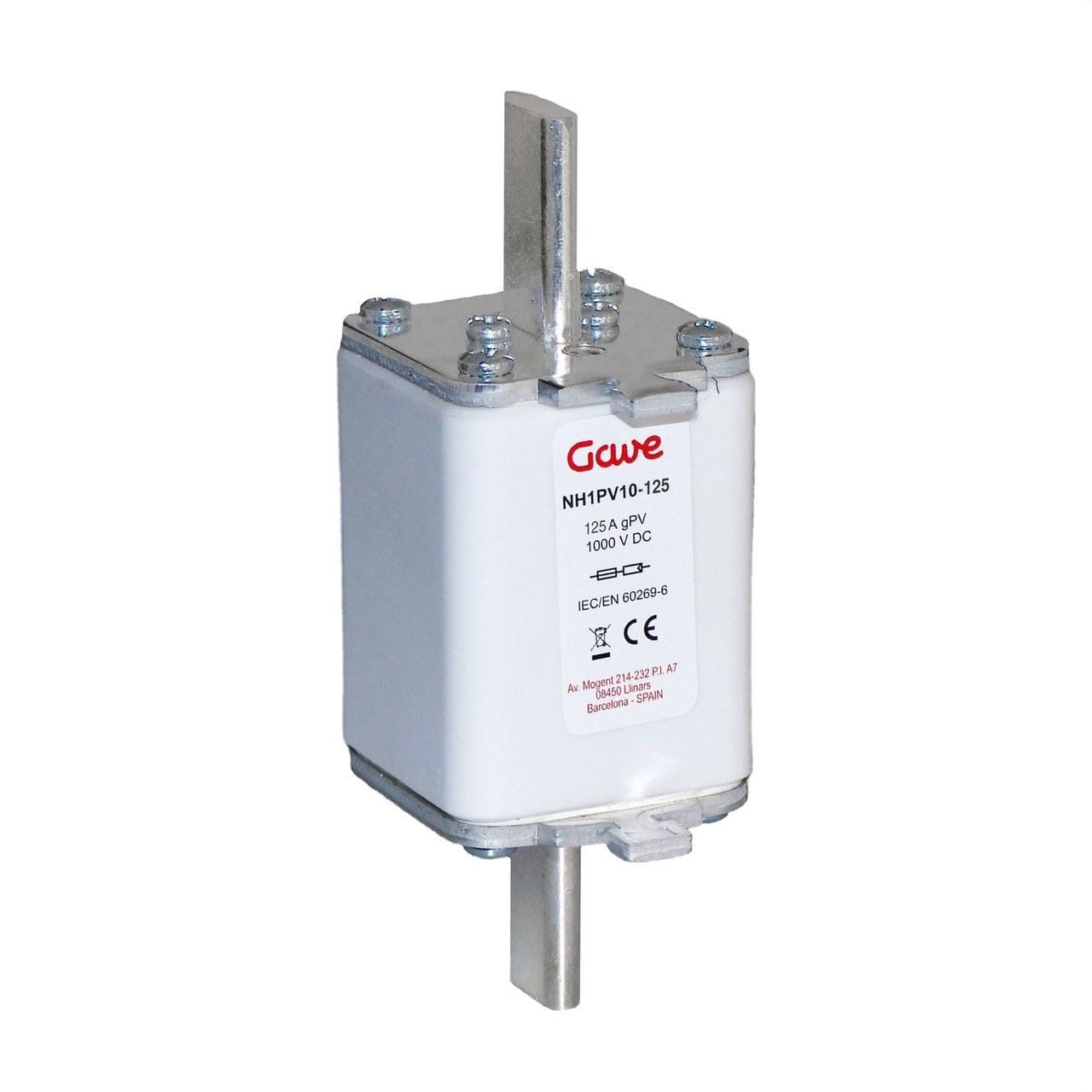GAVE - FUSIBLE NH 1000VDC TAMAÑO 1  - 125A CURVA GPV