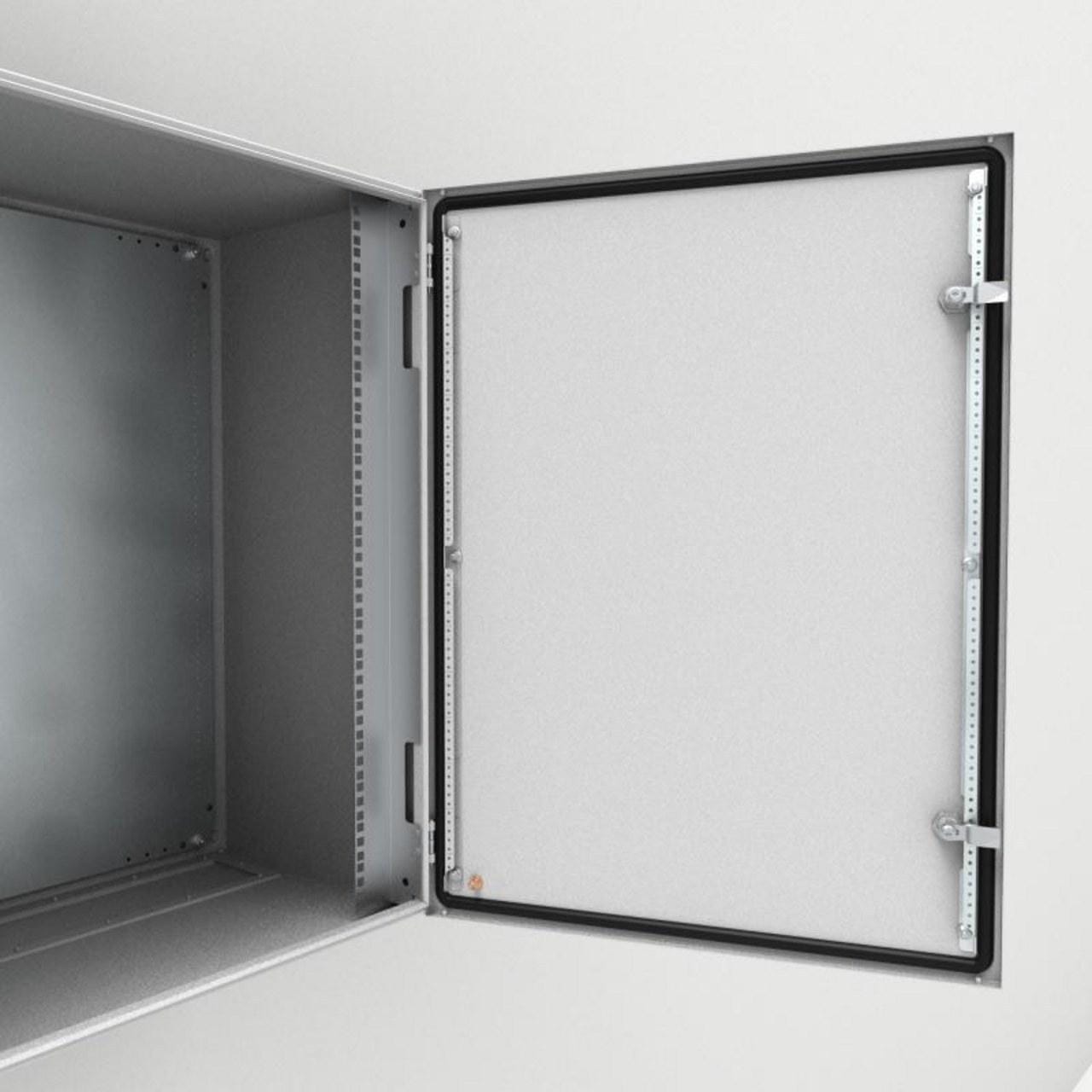 NVENT HOFFMAN - Juego perfiles verticales 19" 800 2mm galvanizado (Paquete 2u)