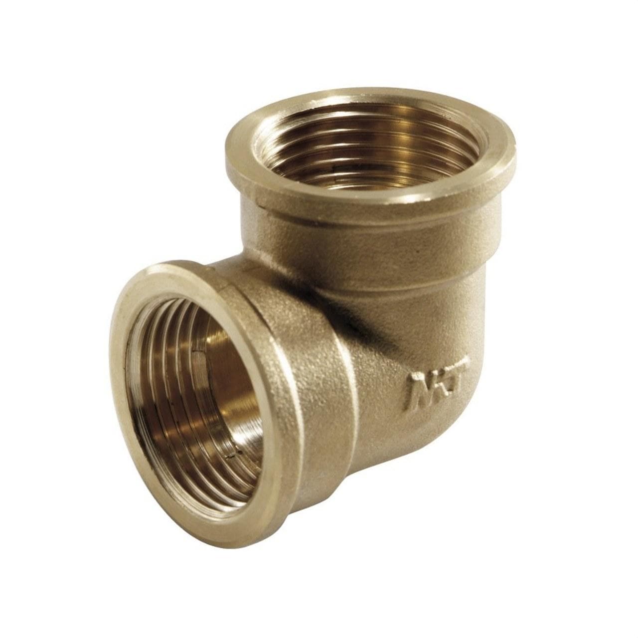 MT VF - Codo 90° H-H 3" latón