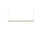 ARKOSLIGHT - Luminaria suspensión LOOP DIM DALI 2700K oro cepillado
