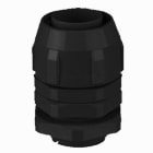INTERFLEX - Racor NOMO M32x1,5 diámetro 25 para tubo NOMOPLAST y UNIPLAST PVC negro