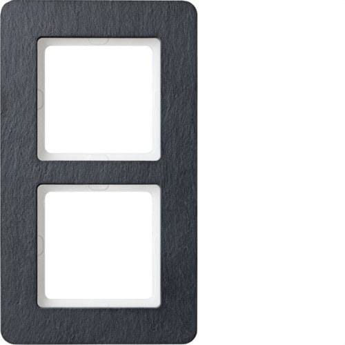HAGER - Marco 2 elementos Q.7 pizarra
