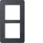 HAGER - Marco 2 elementos Q.7 pizarra