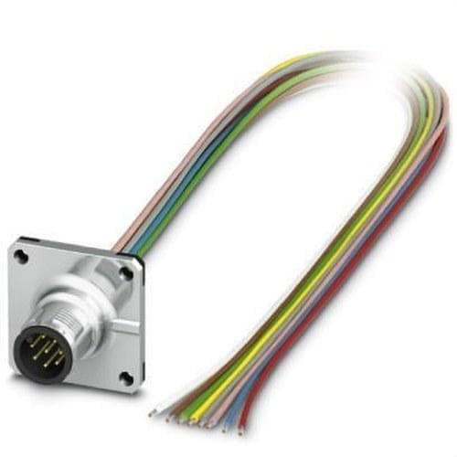 PHOENIX CONTACT - Macho de montaje SACC-SQ-M12MS-8CON-25F/0,5
