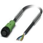 PHOENIX CONTACT - Cable SAC-5P-3,0-PUR/M12FS P para sensores/ actuadores