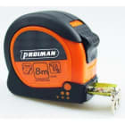 PROIMAN - Flexometro 8mx30mm con freno retorno + clip cinturón cinta 25m/m
