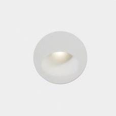 LEDS-C4 - Empotrable de pared IP66 Bat Round Oval LED 3 3000K 77lm blanco
