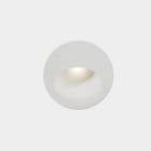 LEDS-C4 - Empotrable de pared IP66 Bat Round Oval LED 3 3000K 77lm blanco