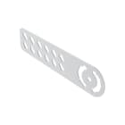PEMSA - Bisagra metálica para bandejas de escalera Megaband, altura 85/100/120 mm, en acero, acabado electrocincado EZ