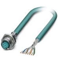PHOENIX CONTACT - Hembra de montaje SACCBP-M12FSB-8CON-M16/1,0-940