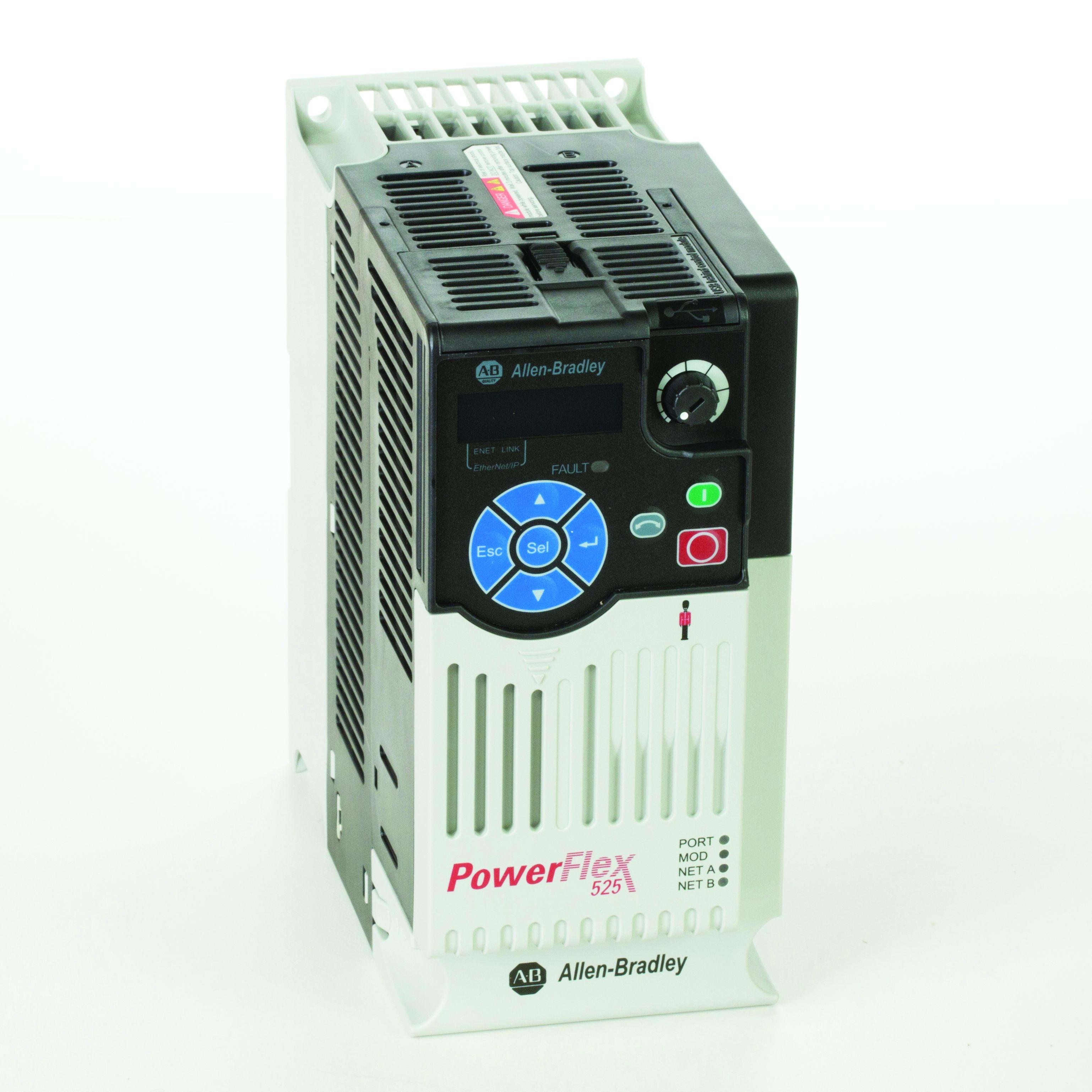 ROCKWELL - VARIADOR Powerflex-525 240V 1PH 2HP IP20 EMC