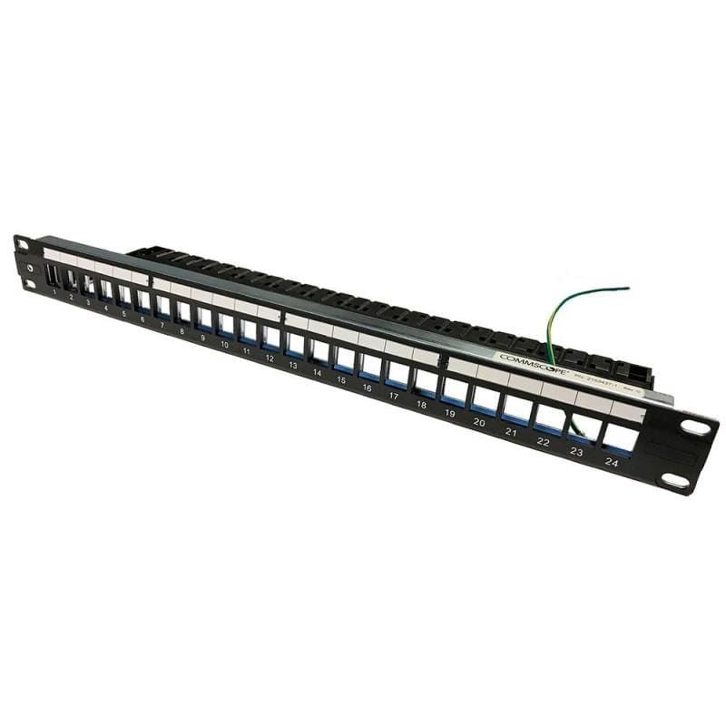 COMMSCOPE - PANEL RECTO VACIO 24P STP-UTP