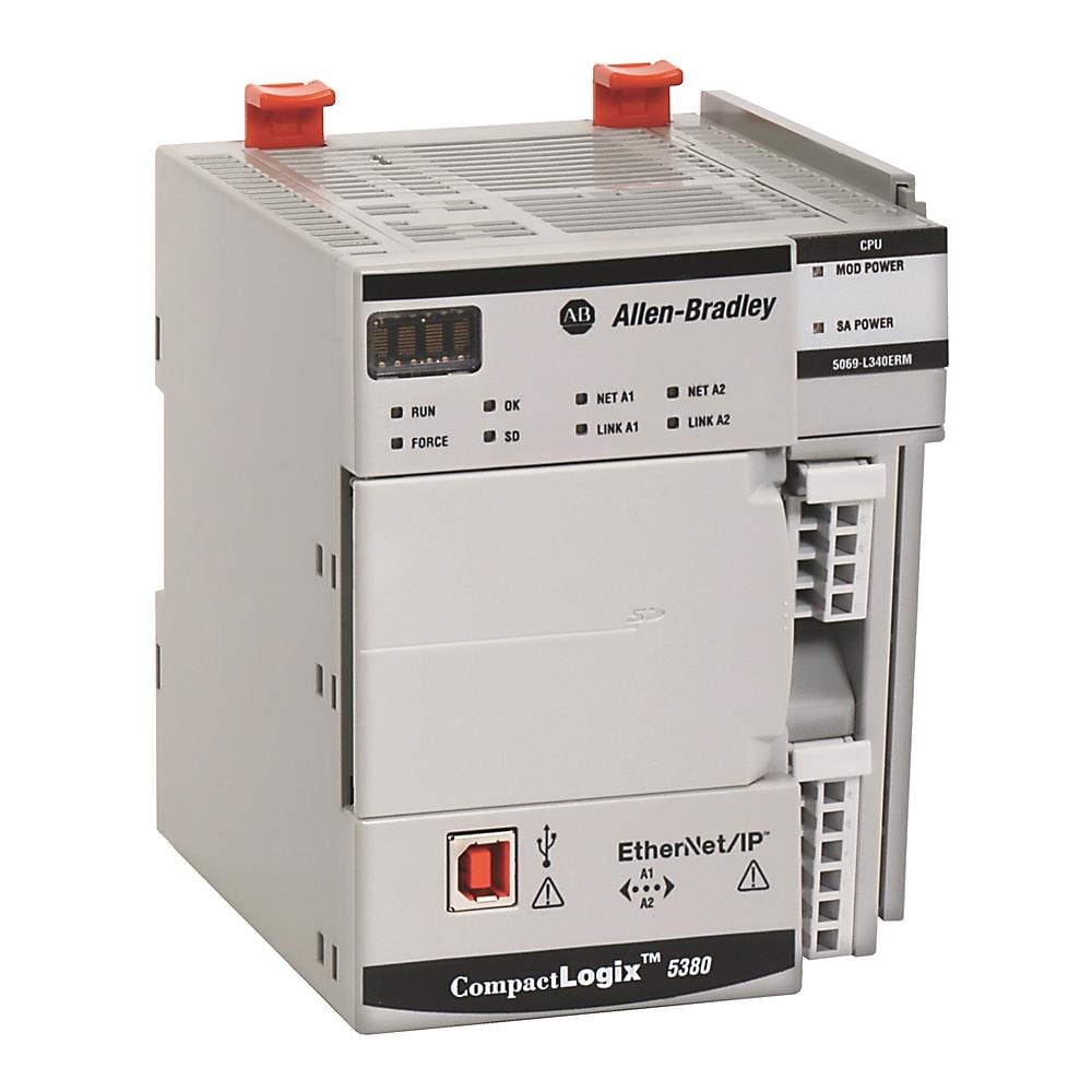ROCKWELL - CONTROLADOR COMPACTLOGIX 5380 0.6MB 8 I/O 16 NODOS ETHERNET IP ESTANDAR