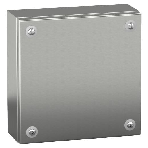 APC by Schneider Electric - Stainless Steel 304L industrial box plain door H300xW300xD120 IP66 IK10