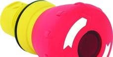 ROCKWELL - PULSADOR EMERGENCIA LUMINOSO DIÁMETRO 40mm PLÁSTICO ROJO ROTATIVO