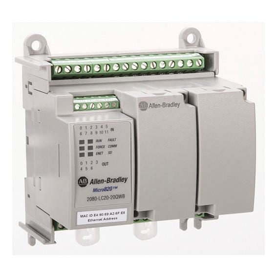 ROCKWELL - CONTROLADOR DE 12 ENTRADAS 24VDC 7 SALIDAS A RELE PUERTO ETHERNET