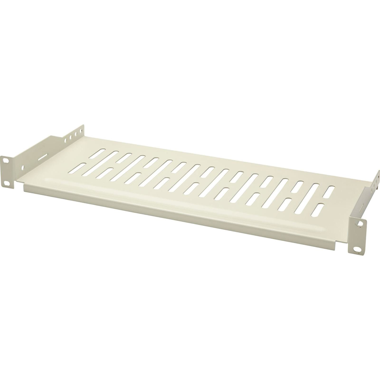 EXCEL - BANDEJA FIJA PERF. 19" 1U 10KG 2P F400MM - GREY WHITE