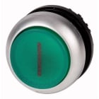 EATON - Pulsador luminoso saliente M22-DLH-G-X1 22mm retorno Verde I anillo titanio