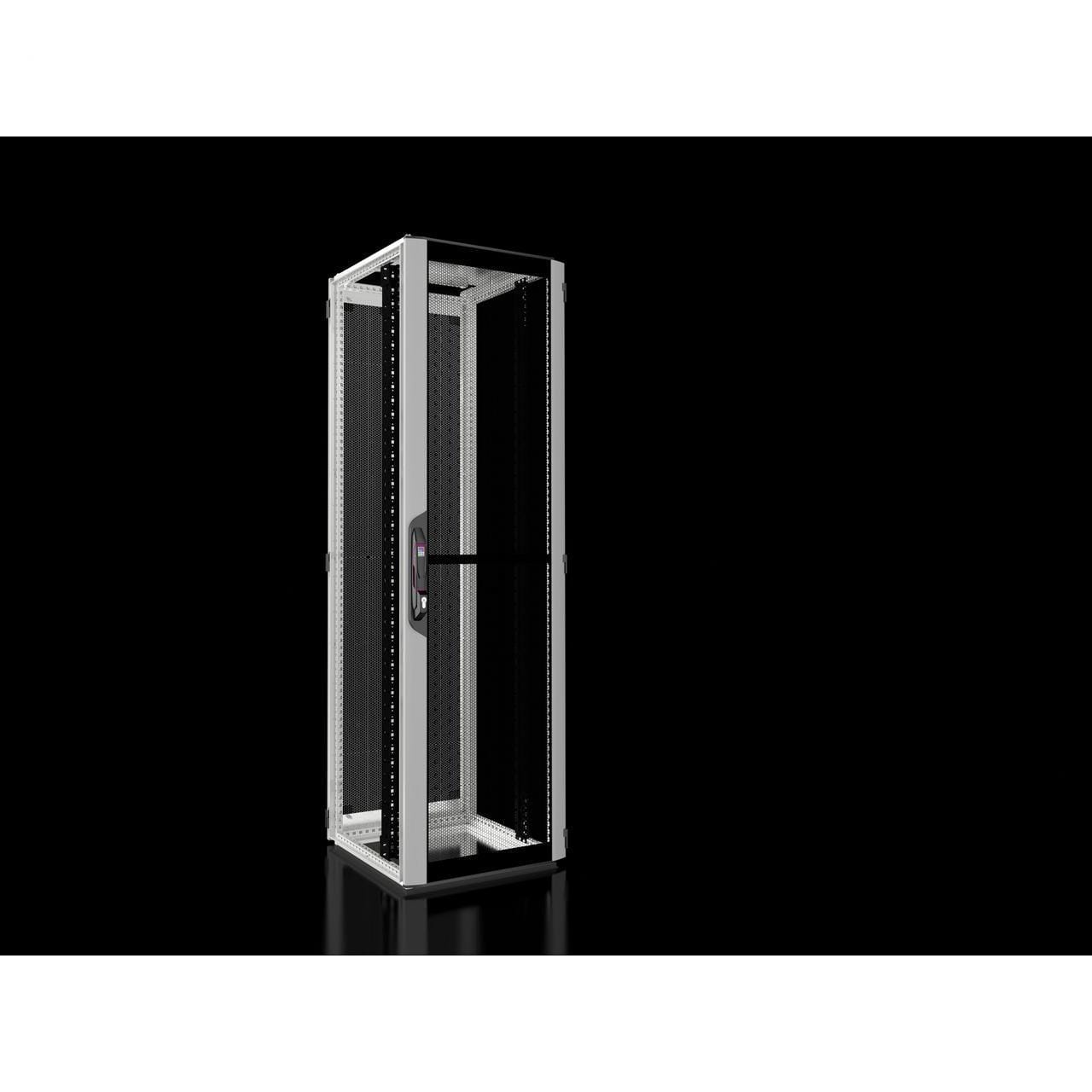 RITTAL - Rack VX/IT estándar puerta perforada 800x2000x800mm RAL 7035 para redes / servidores con guías perfil de 19"