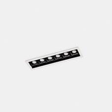 LEDS-C4 - Empotrable techo con marco BENTO 6xled 12,6W 15º 3000K blanco negro