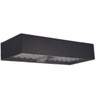 PRILUX - APLIQUE PARED SOLAR HADAR 6W 840 IP65 RAL 9005 NEGRO