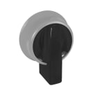 GAVE - MANDO 0-I (0 12h - 60º) IP69K NEGRO/GRIS PARA TAMAÑO D0, D1 BLOQUEABLE POR CANDADOS