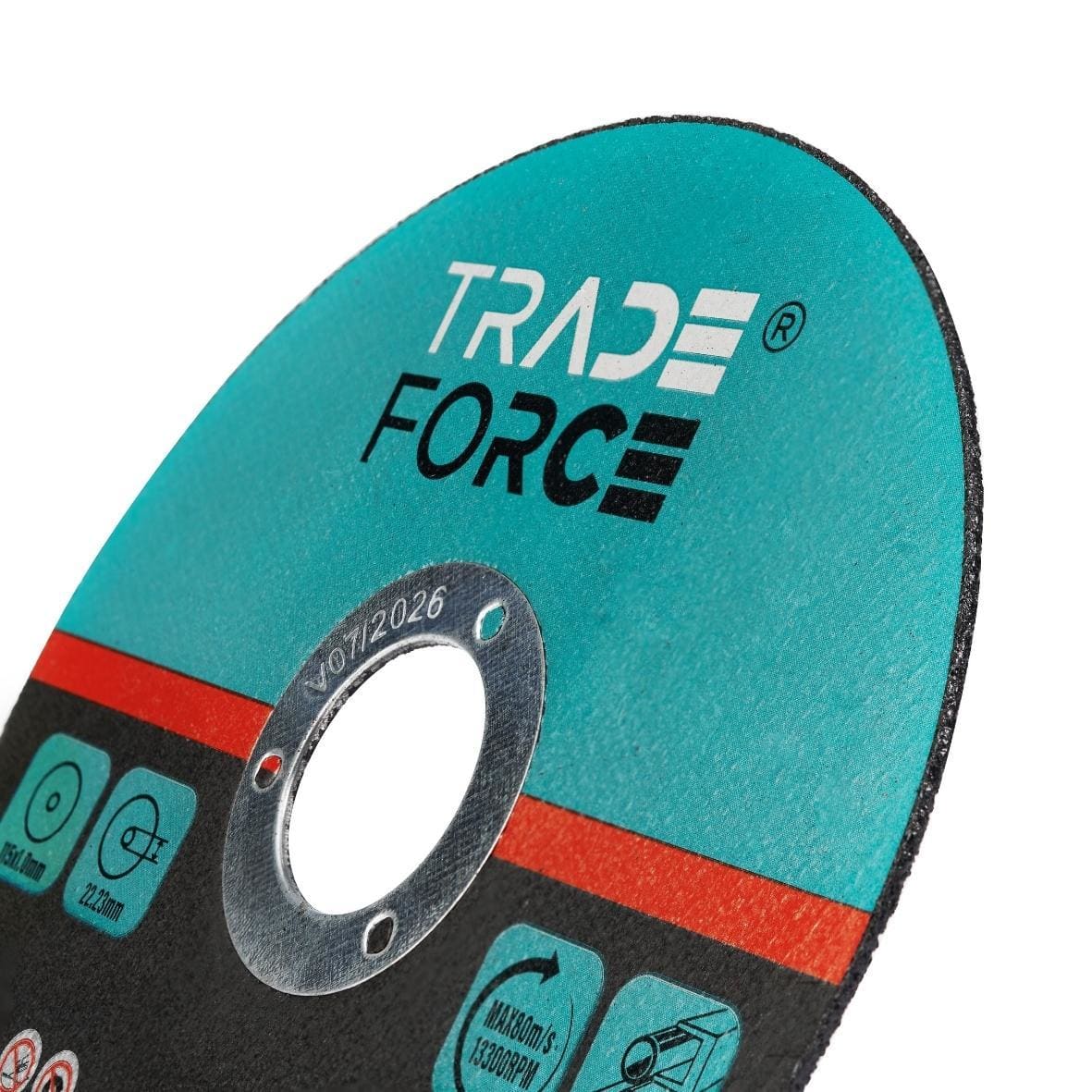 TRADEFORCE - LATA DE 10 DISCOS DE CORTE PARA ACERO 115MMX1X22