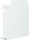 HAGER - Ángulo plano ABS para canales LF601900 blanco RAL9016