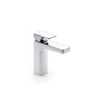 ROCA - Mezclador lavabo cuerpo liso L90 válvula Click-Clack cromo