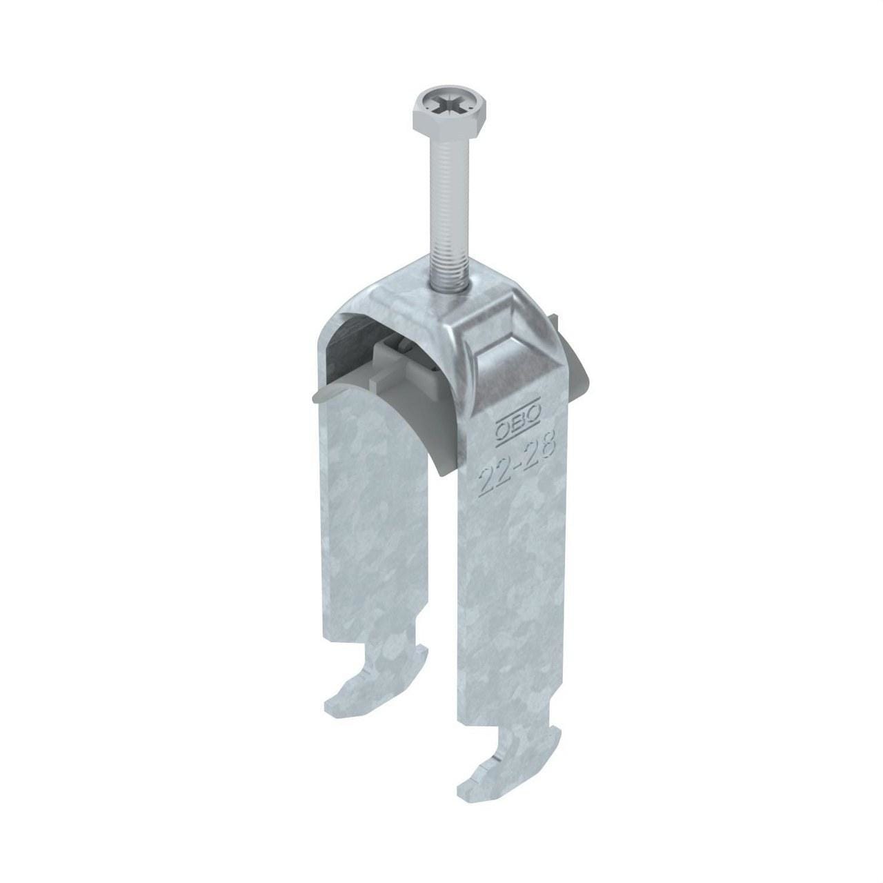 OBO BETTERMANN - Abrazadera sobre perfil 2056 doble 22-28mm, St, FT