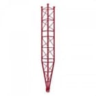 TELEVES - Tramo torreta inferior basculante 450 3m galvanizado rojo