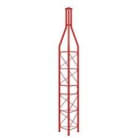 TELEVES - Tramo torreta superior 450 3m galvanizado rojo