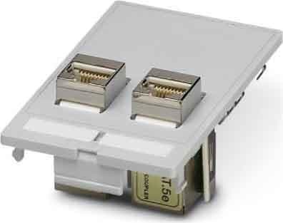 PHOENIX CONTACT - PLACA FRONTAL VS-SI-FP-2RJ45-5-MOD-BU/BU