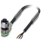PHOENIX CONTACT - Cable SAC-3P-5,0-PUR/M12FR-2L B para sensores/ actuadores