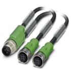 PHOENIX CONTACT - Cable SAC-3P-M12Y/2X0,3-PUR/M12FS B para sensores/ actuadores