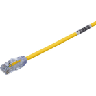 PANDUIT - CAT 6A 28AWG UTP PATCH CORD, CM/LSZH, YELLOW, 1 ME