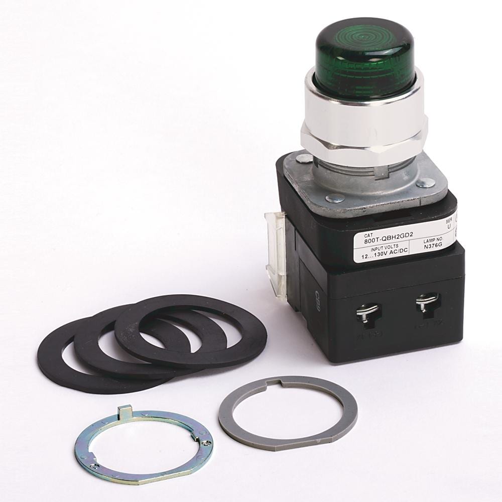 ROCKWELL - BOTÓN PULS.ILUMINADO 800T-QBH2GD1 30MM