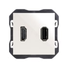 SIMON - Conector SIMON 270 HDMI+USB tipo A blanco