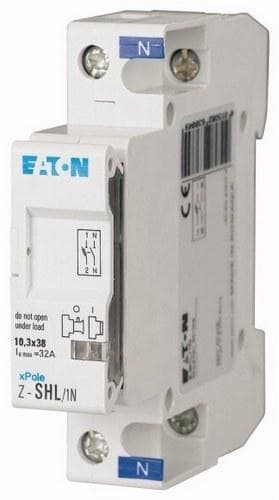 EATON - Interruptor seccionador portafusibles Z-SHL/1N 1P+N sin cartucho