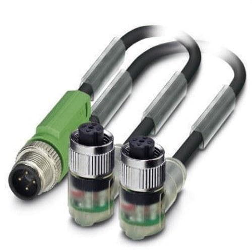 PHOENIX CONTACT - Cable SAC 3PM12Y/2X0,3-PUR/M12FR2LB para sensores/ actuadores