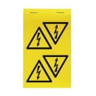 WEIDMULLER - Marcador libro 75x75x75 (10H) peligro alto