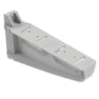 UNEX - Soporte horizontal aislante de ancho 400 mm Unex en U48X sin halógenos color gris