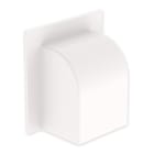 UNEX - Pasamuros acodado de 60x75 mm Unex en U24X color blanco
