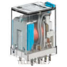 ROCKWELL - RELÉ 10A 4P 24V AC BTN.TEST S/LED PTDO.