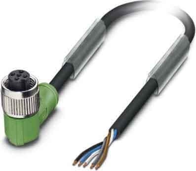 PHOENIX CONTACT - Cable SAC-5P-3,0-PUR/M12FR para sensores/ actuadores