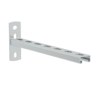 PEMSA - Soporte de 41x41mm, con un ancho de 300mm para bóvedas de túneles, en acero, acabado electrocincado EZ.